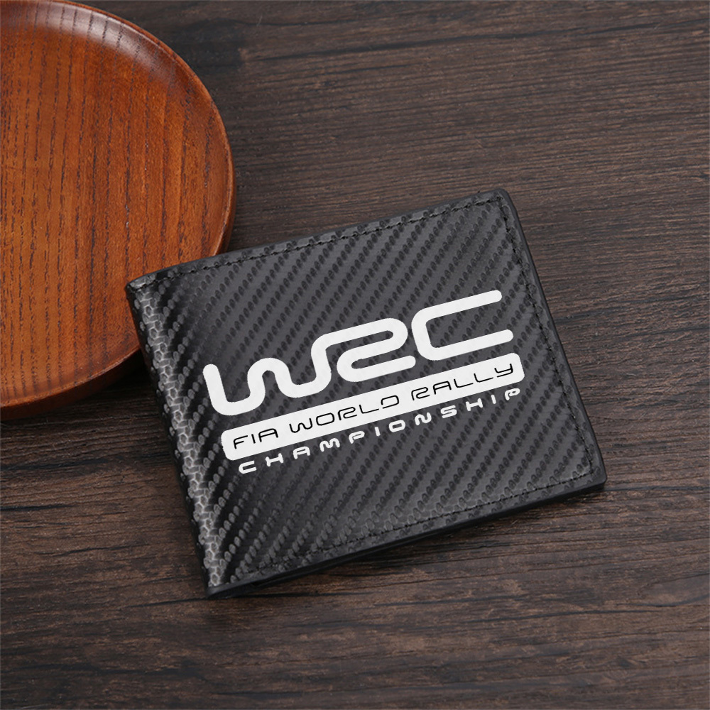 WRC 텍스트 및 랠리 스포츠 로고 남성용 지갑 심플  - Interior Design Photo 리뷰 및 가격