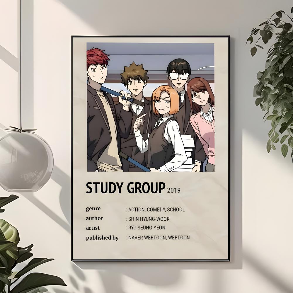 만화 학교 액션 S-Study Group 포스터 클래식 - Interior Design School 리뷰 및 가격