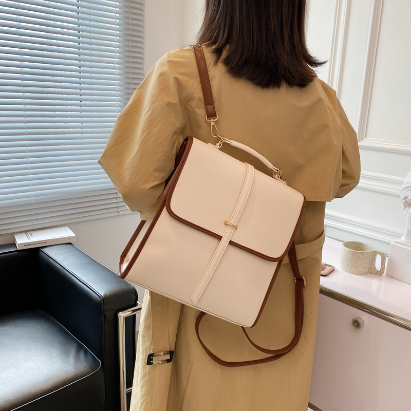 순색 고품질 PU 가죽 여성 배낭, 2023 패션 디자 - Interior Design School 리뷰 및 가격