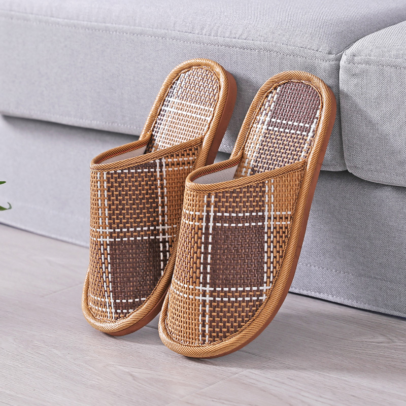 대나무 직조 홈 리넨 슬리퍼, 여름 냉각 직조 라탄 샌 - Linen Roller Blind 리뷰 및 가격