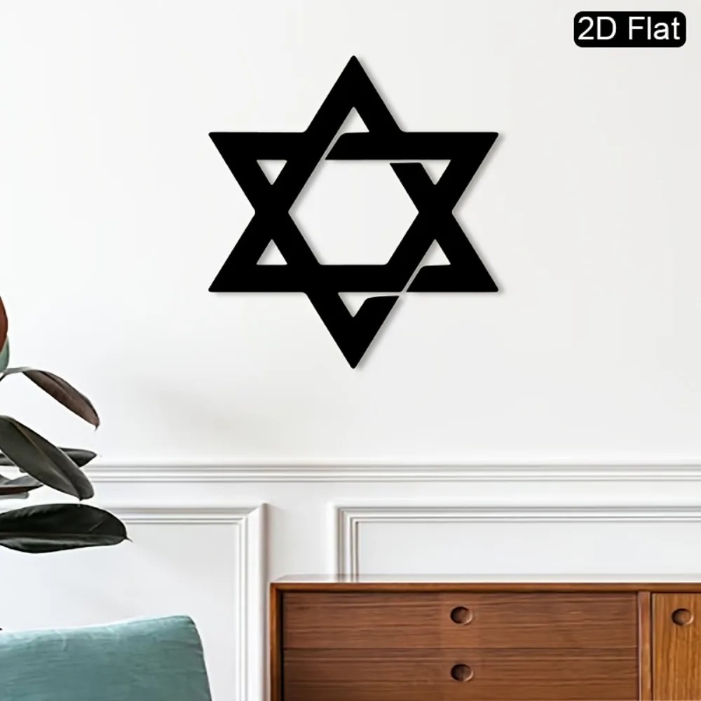 CIFBUY 철제 벽 장식 다윗의 별 금속 조각품 벽걸 - Interior Design Living Room 리뷰 및 가격
