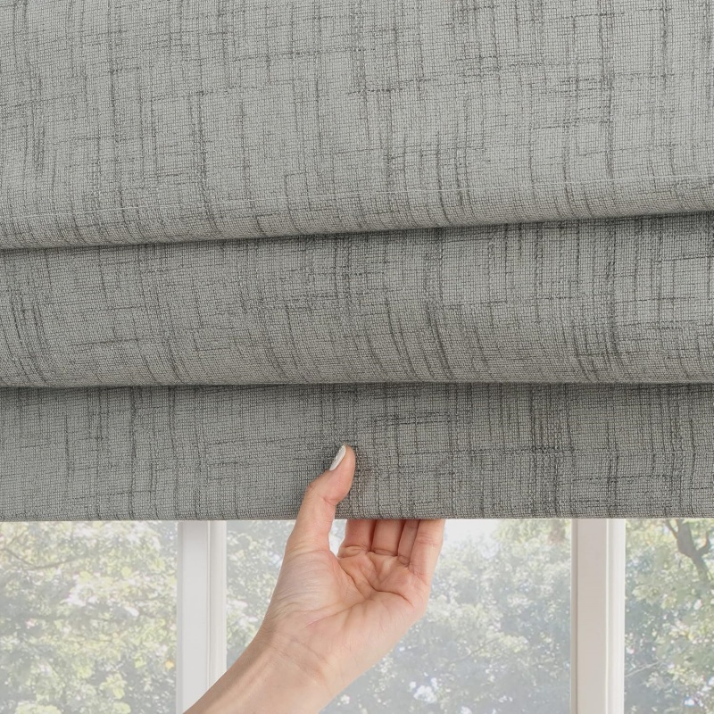 베스트셀러 모던 디자인 100% 암막 폴리에스터 스프링 - Linen Roller Blind 리뷰 및 가격