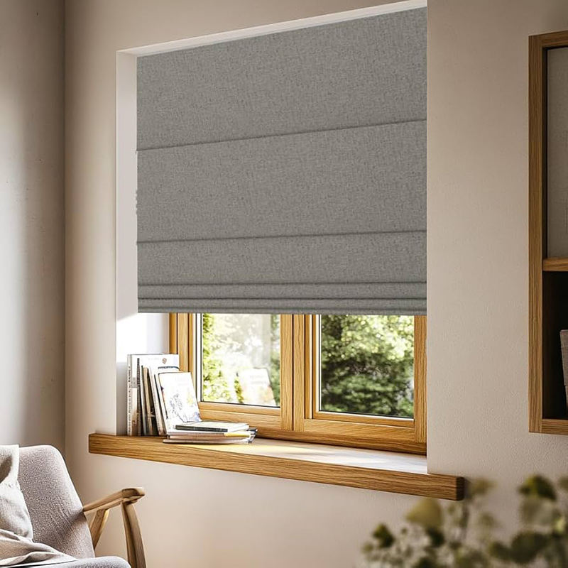 프랑스산 린넨 블랙아웃 로만 블라인드, 플랙스 원단,  - Linen Roller Blind 리뷰 및 가격